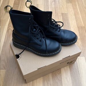 Dr. Martens Black Lace-Up Boots